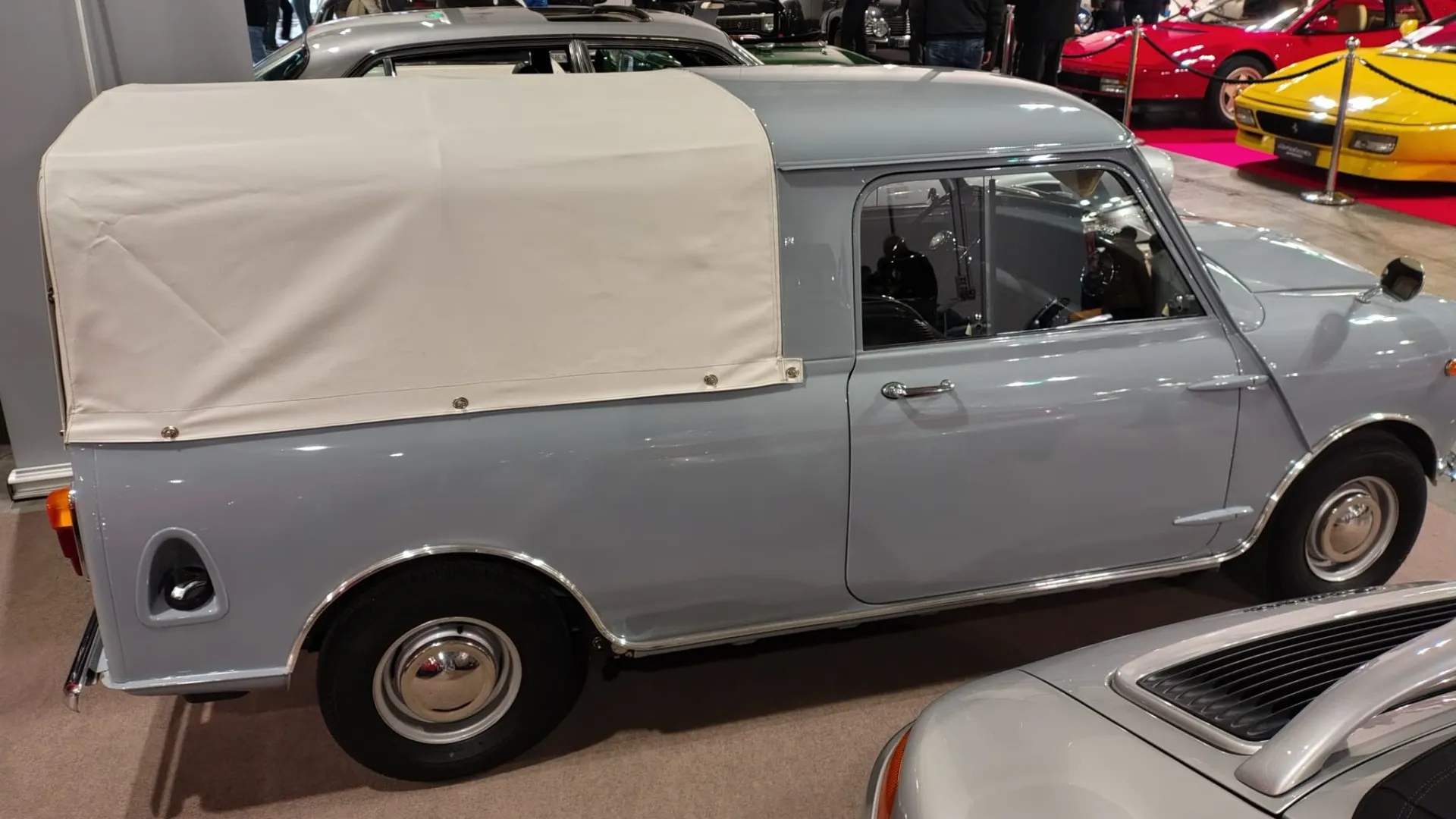 Il Morris Mini 850 Pick-Up del 1971 è una delle varianti più rare nate dal celebre progetto Mini