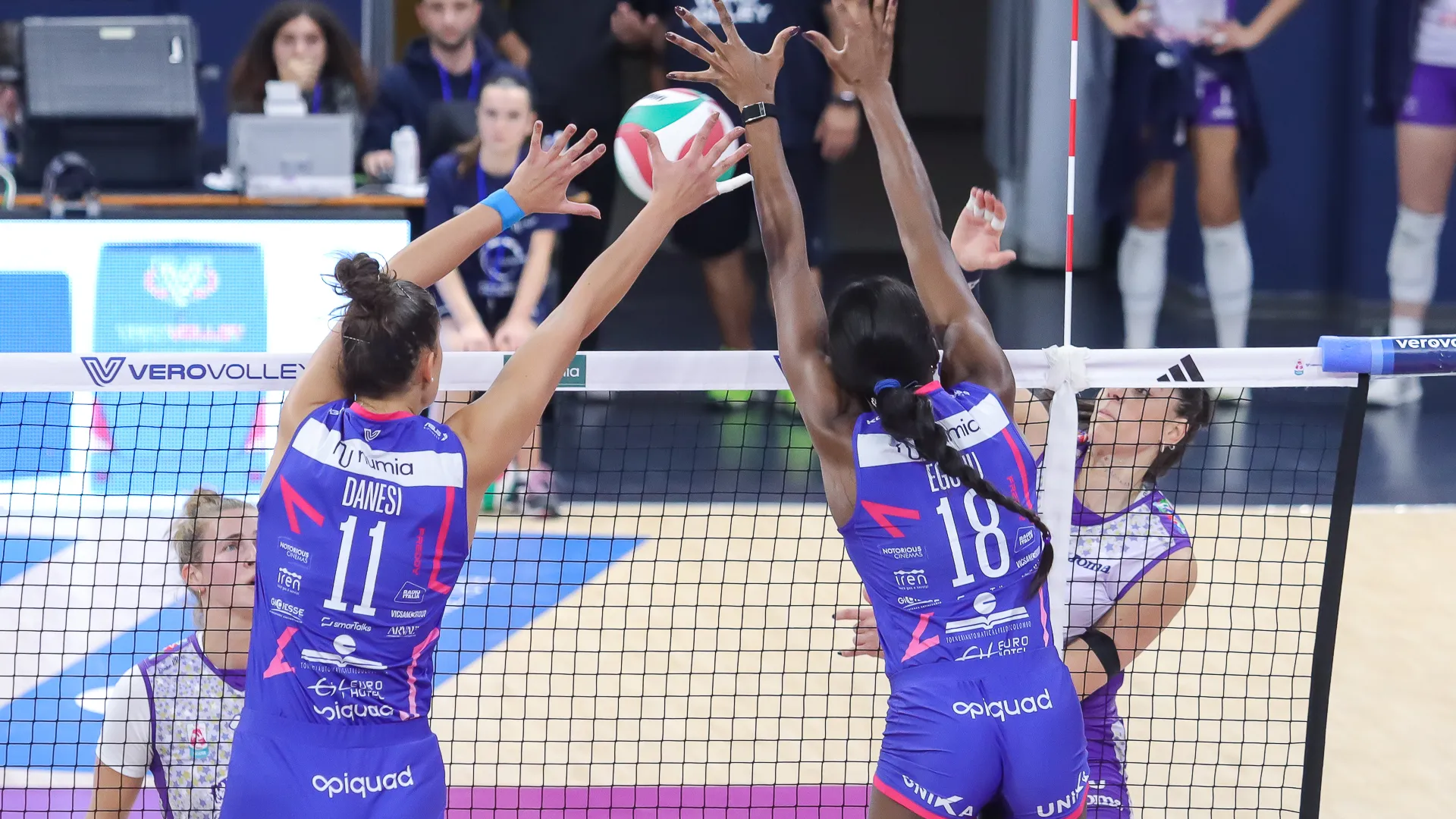 Si è vista in campo anche la vice-Egonu, Vika Akimova.