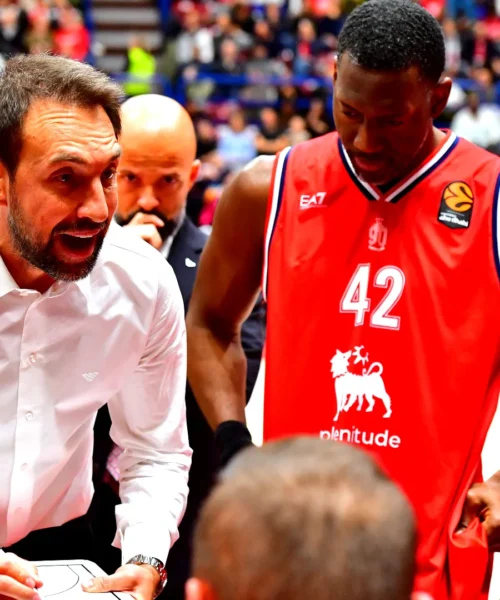 L’Olimpia Milano mette la terza, Peppe Poeta ringrazia i suoi