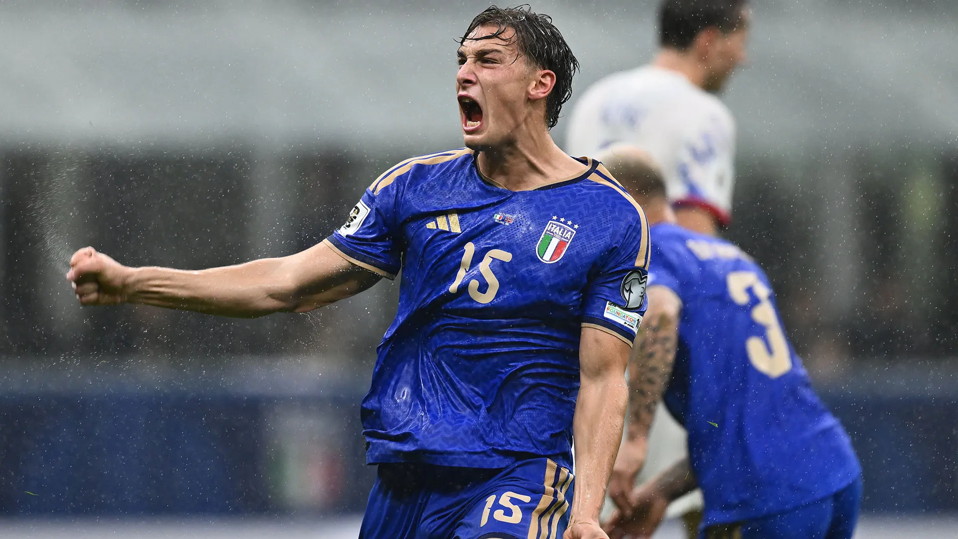 L'Italia si era portata in vantaggio al minuto 11 con il gol di Pio Esposito