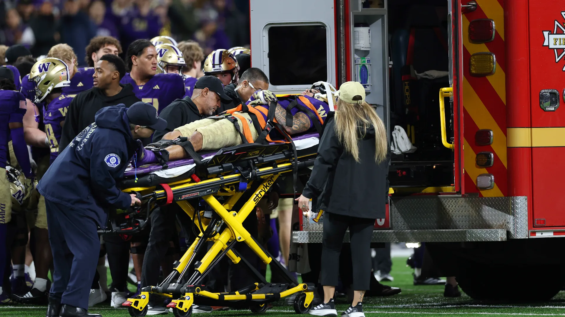 Ambulanza in campo, momenti di terrore a Seattle
