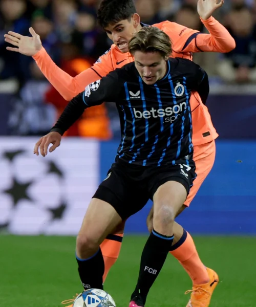 Champions League: Barcellona bloccato a Bruges, sorridono Manchester City e Galatasaray