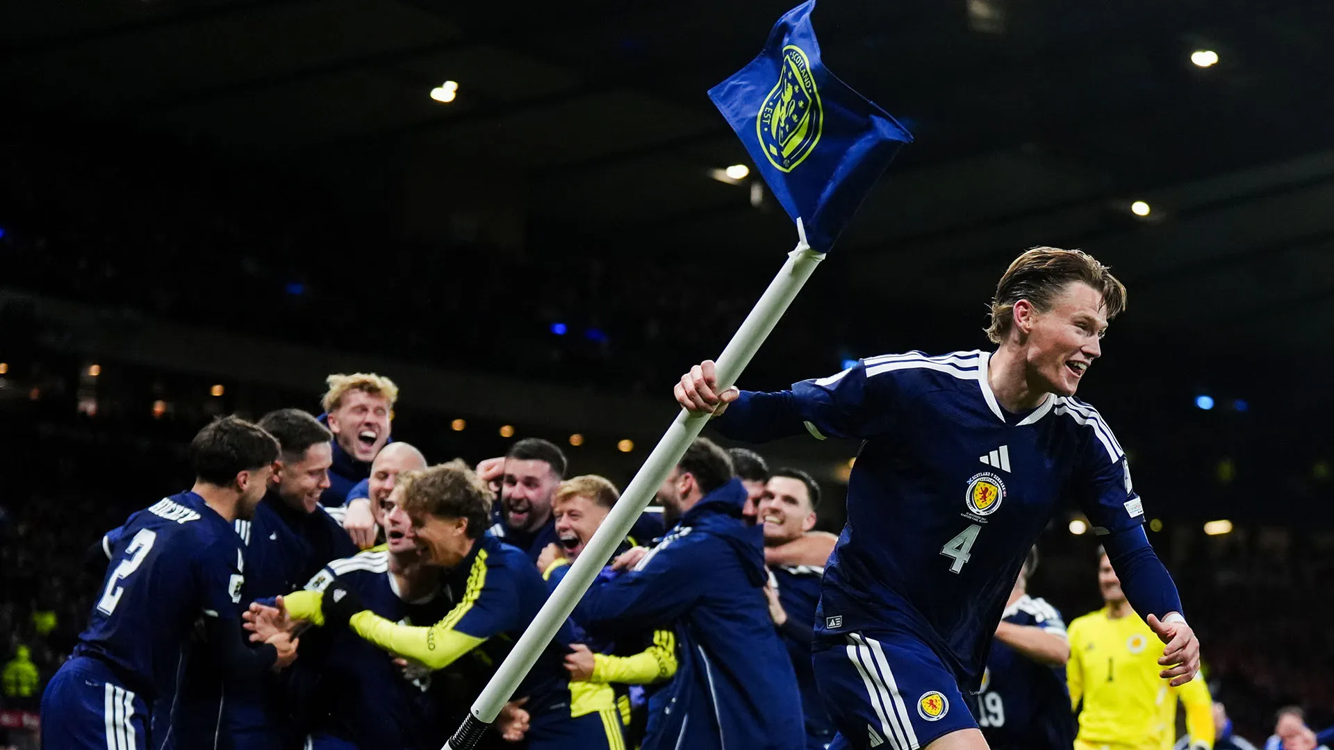 Almeno è stato consolato dalla grande vittoria della Scozia