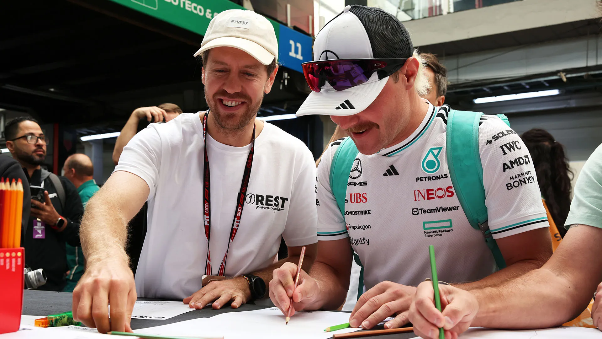 Con lui hanno partecipato all'evento piloti di primo piano come Pierre Gasly, Franco Colapinto e Valtteri Bottas 