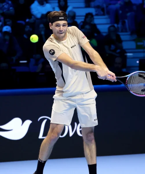 Taylor Fritz prova a vedere il bicchiere mezzo pieno
