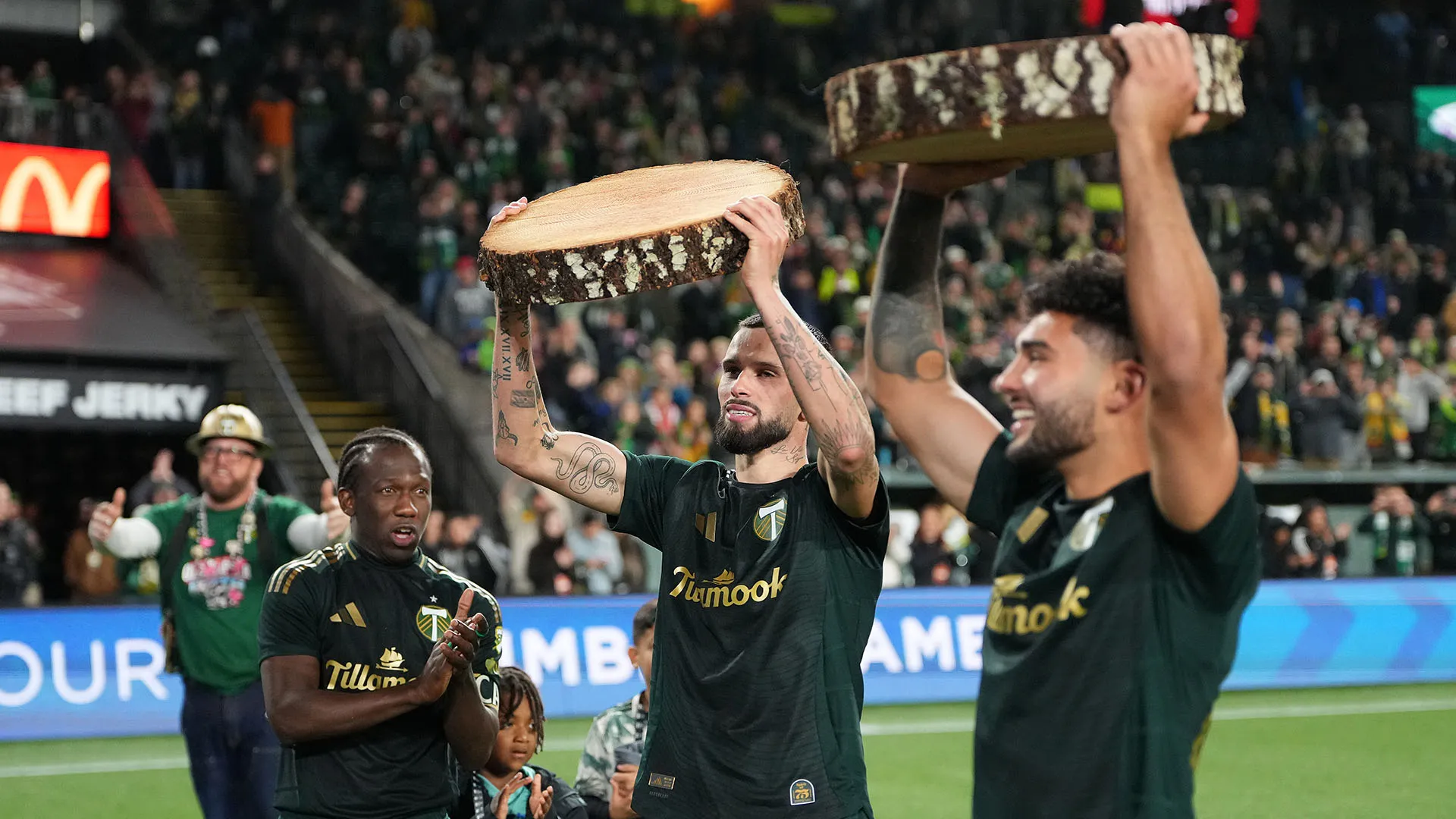 È sempre show quando vincono i Portland Timbers
