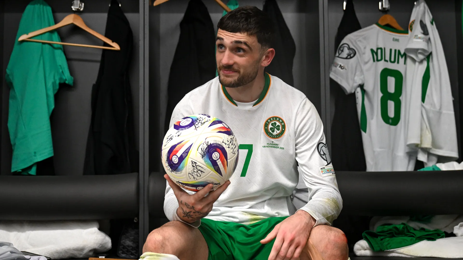 Si tratta di Troy Parrott, eroe del momento con la nazionale irlandese
