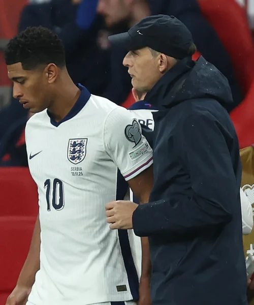 Tuchel avverte Bellingham dopo averlo escluso: le foto