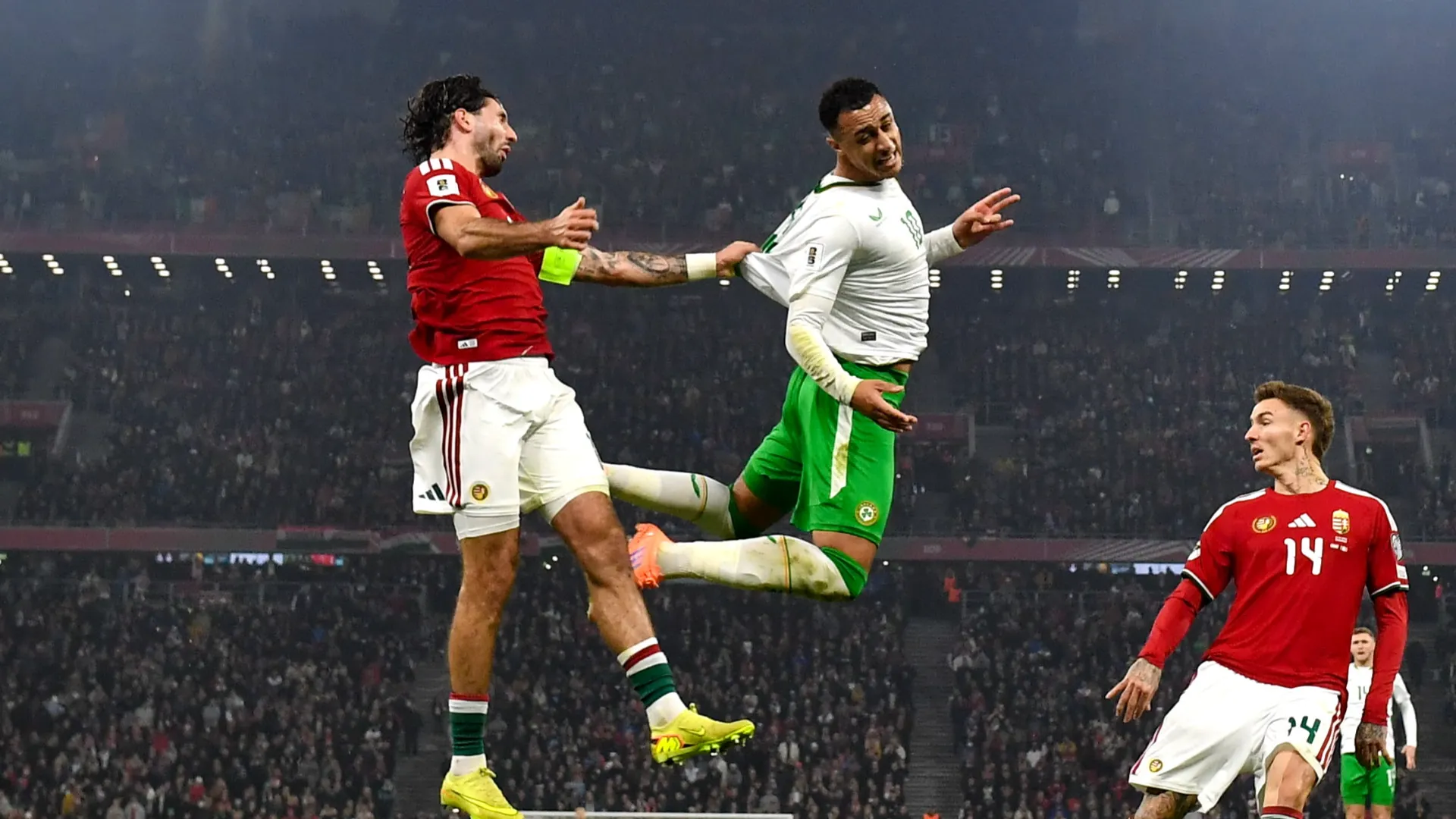 Il commissario tecnico ungherese, Marco Rossi, era a pezzi a fine gara