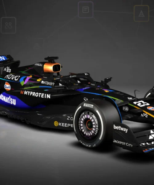 F1, la Williams si veste di nero per l’appuntamento a Las Vegas