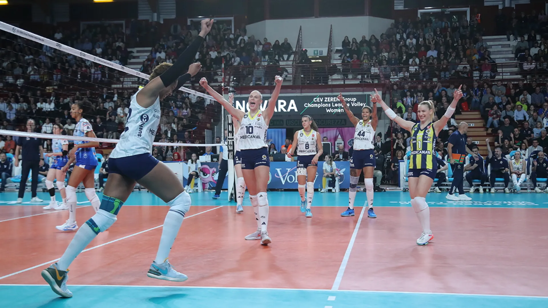 Lo ha fatto giovedì sera a Novara, in Champions League.