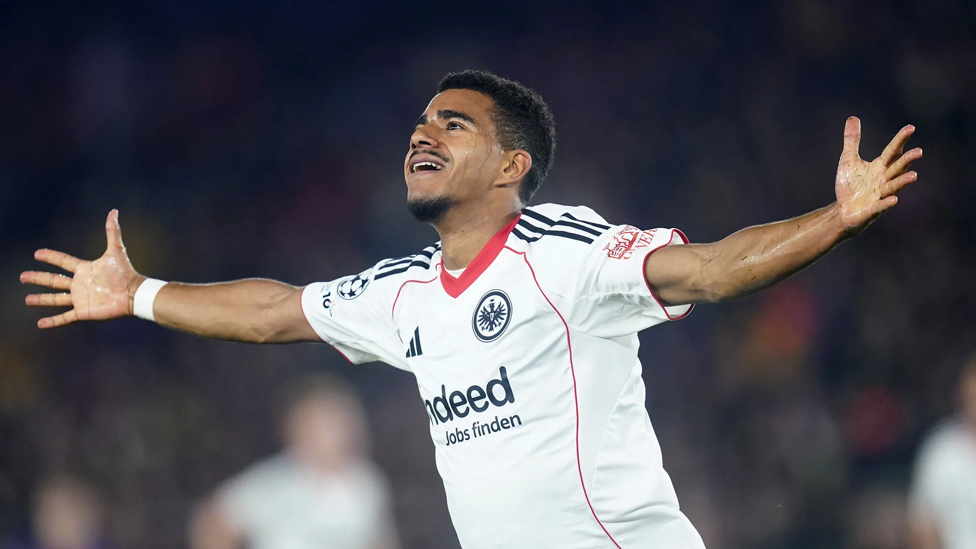 Ansgar Knauff ha portato in vantaggio l'Eintracht Francoforte al minuto 21