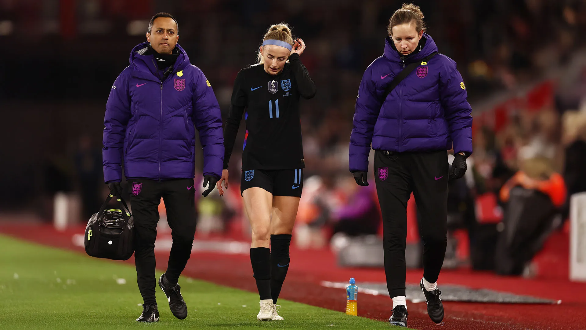 Per lei un problema muscolare: non ha più potuto riprendere la partita