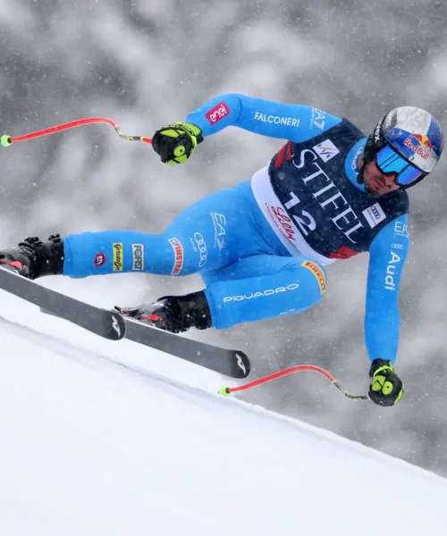 Dominik Paris terzo in prova in Val Gardena, miglior tempo per Marco Odermatt