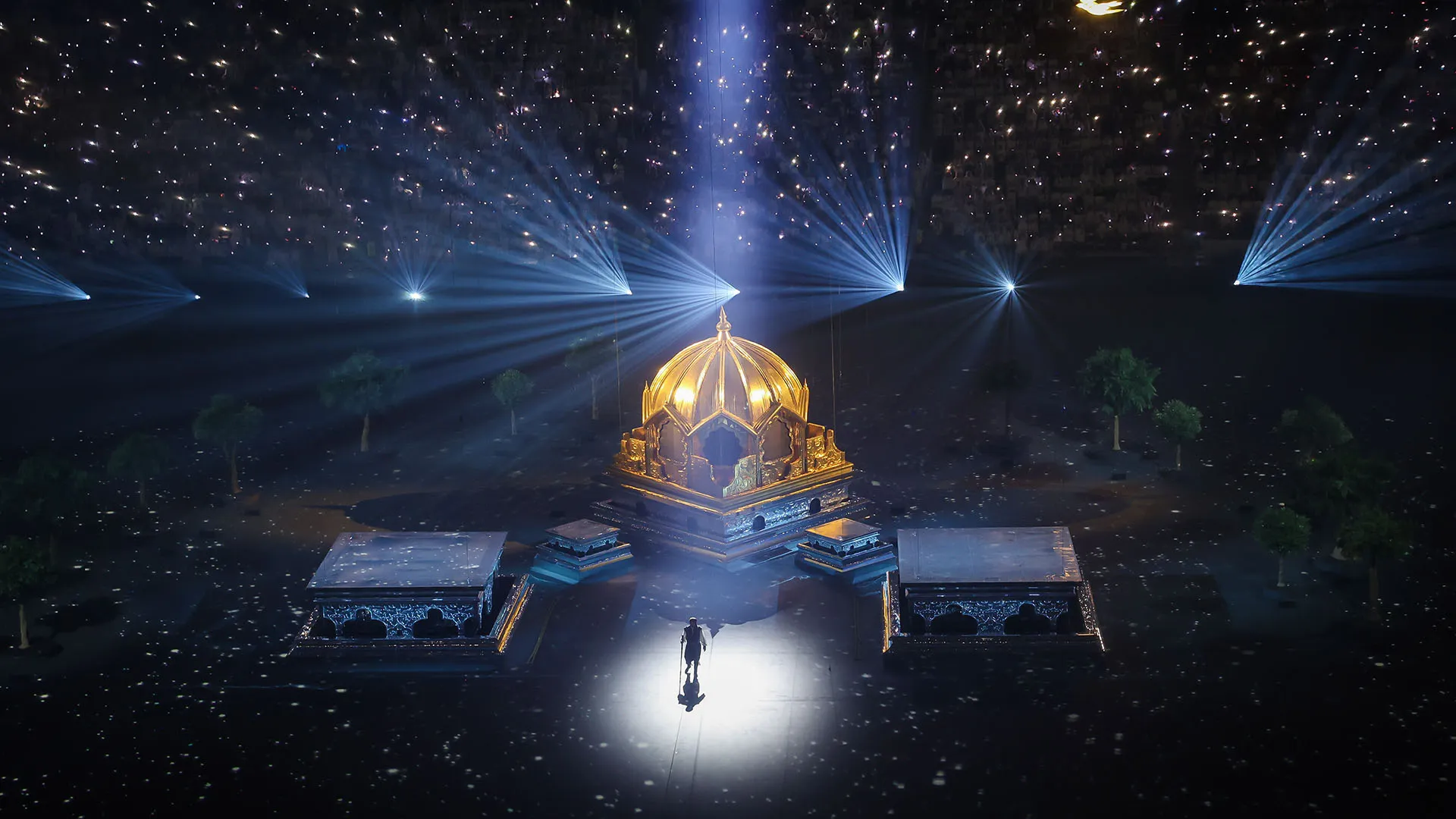 La cerimonia, prodotta da Katara Studios, è durata 15 minuti