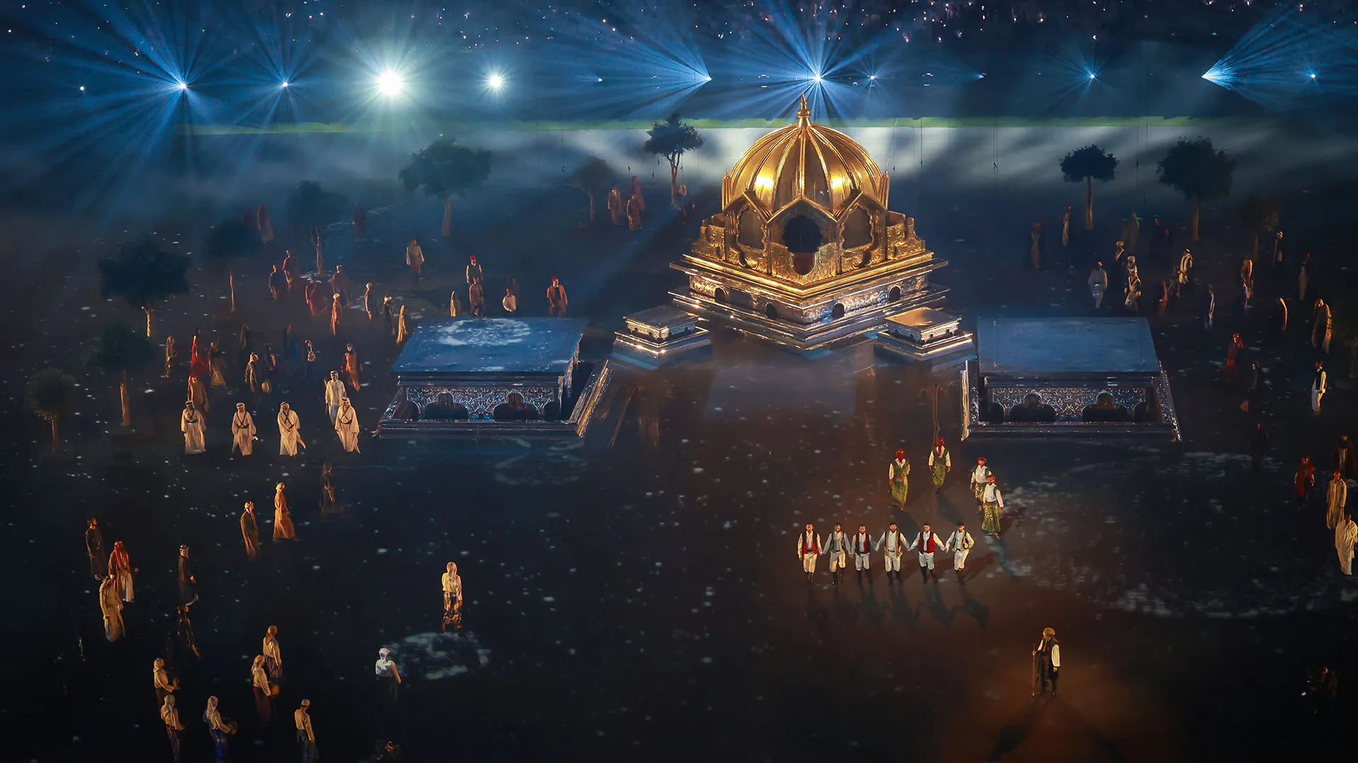 Oltre 60.000 spettatori hanno assistito all'evento allo stadio Al Khor