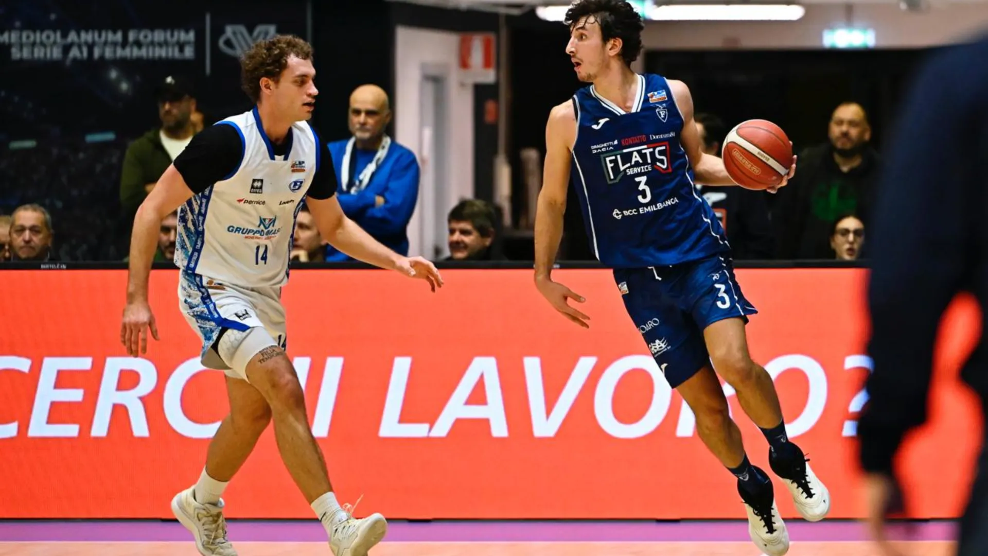 A 3 minuti dalla fine il punteggio (basso) era ancora in parità