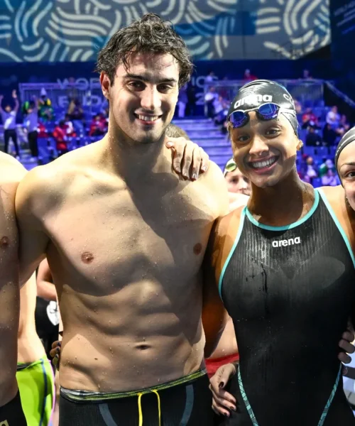 Italia da sogno nella 4×50 stile libero mista: oro e record del mondo