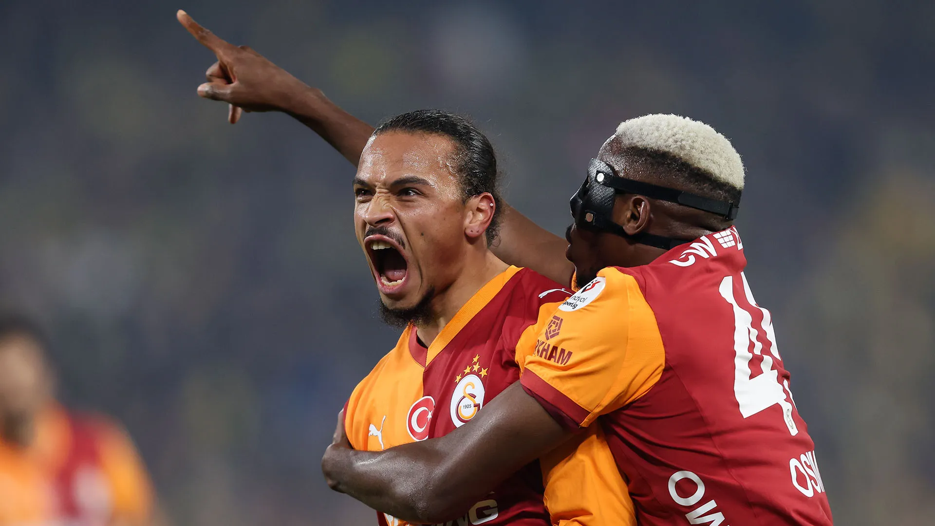 Leroy Sané ha portato in vantaggio il Galatasaray al minuto 26