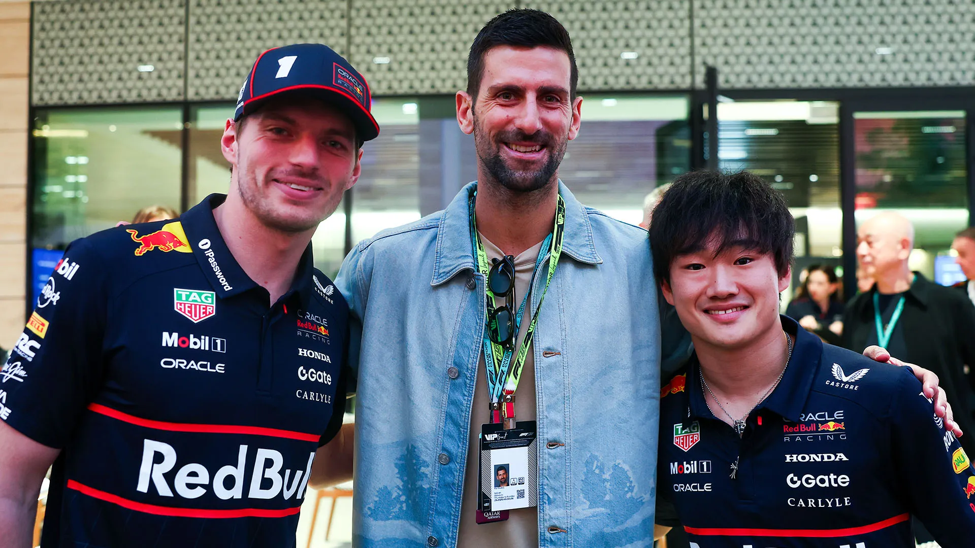 Diversi personaggi famosi hanno fatto la loro apparizione nel circuito di Lusail, in Qatar