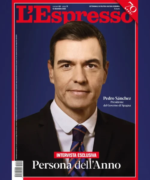 È Pedro Sánchez la Persona dell’Anno 2025 de L’Espresso