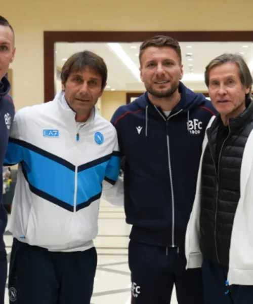 Splendido gesto di Bologna e Napoli a poche ore dalla finale di Supercoppa
