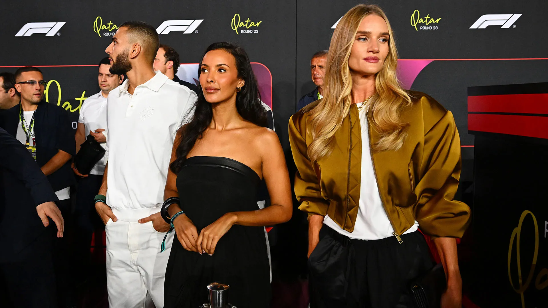 Ecco la conduttrice televisiva Maya Jama, insieme a Huntington-Whiteley