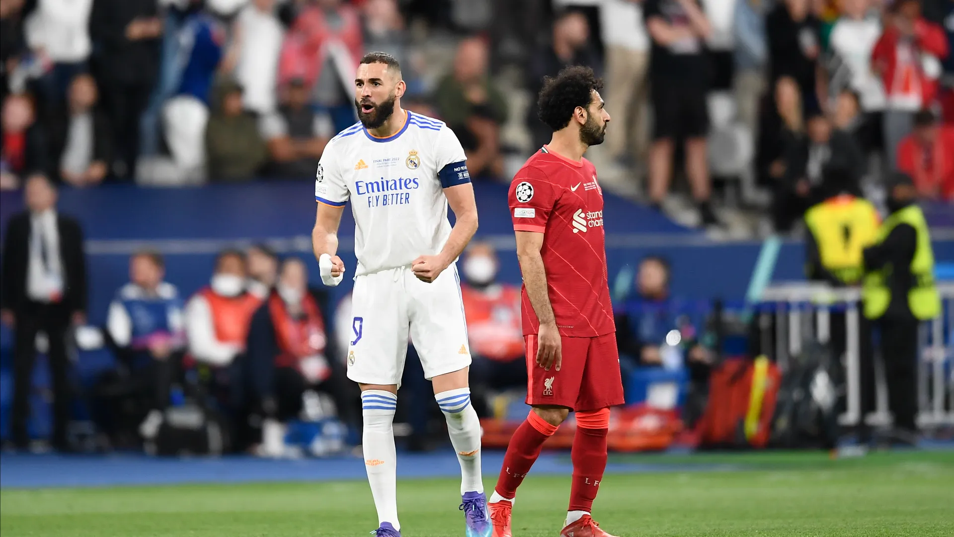 Benzema potrebbe presto fare coppia con Mohamed Salah