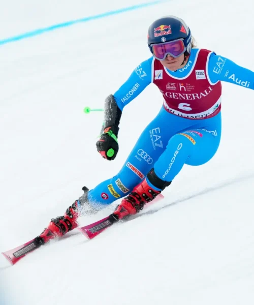 Sofia Goggia trionfa in SuperG davanti a Robinson e Vonn