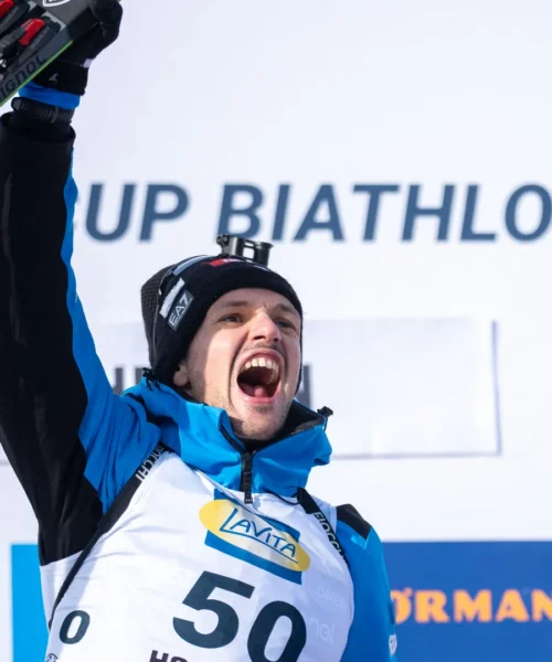 Tommaso Giacomel da urlo: vince la sprint di Hochfilzen