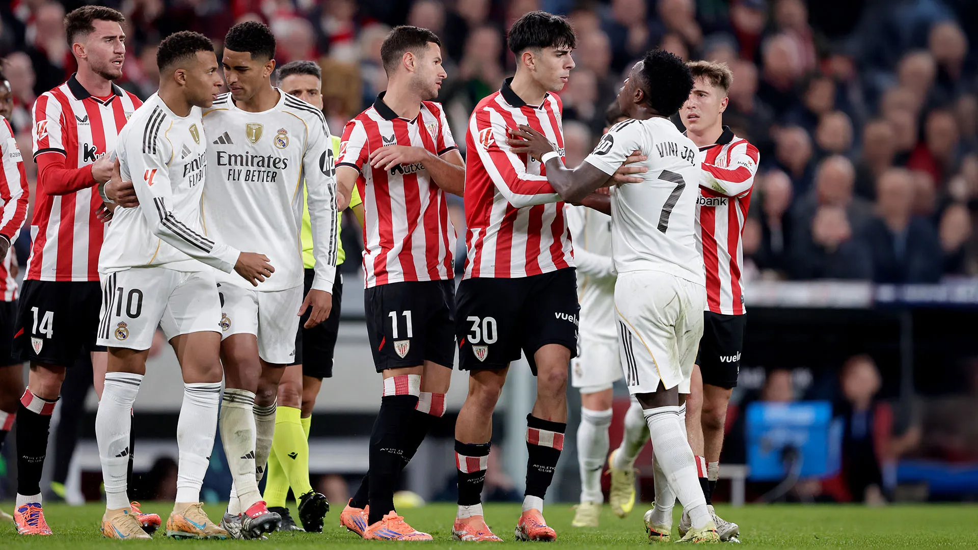 Contro l'Athletic Bilbao il brasiliano ha avuto l'ennesima discussione della stagione