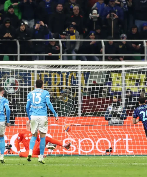 Francesco Repice si schiera con decisione sul rigore di Inter-Napoli