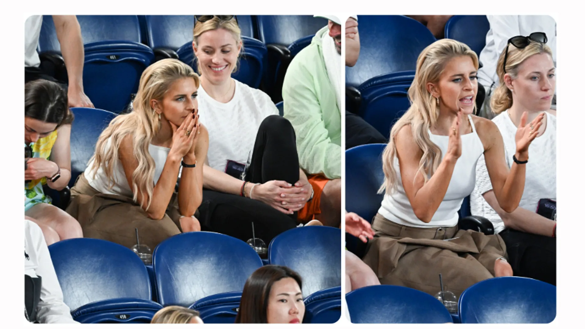 Caro Daur soffre ed esulta per il suo Alexander Zverev