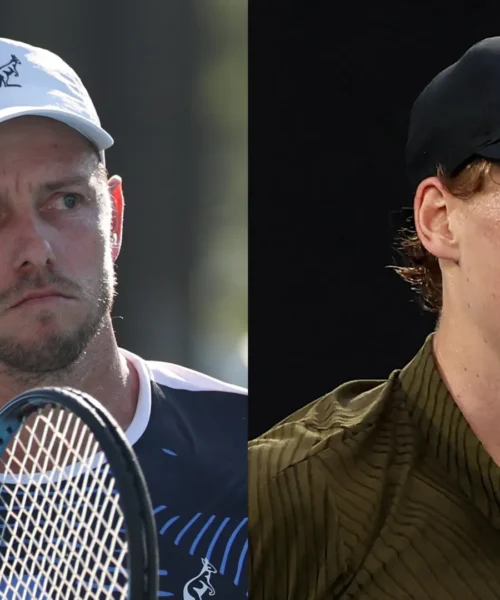 James Duckworth spavaldo con Jannik Sinner: è stato uno dei pochi a farlo infuriare