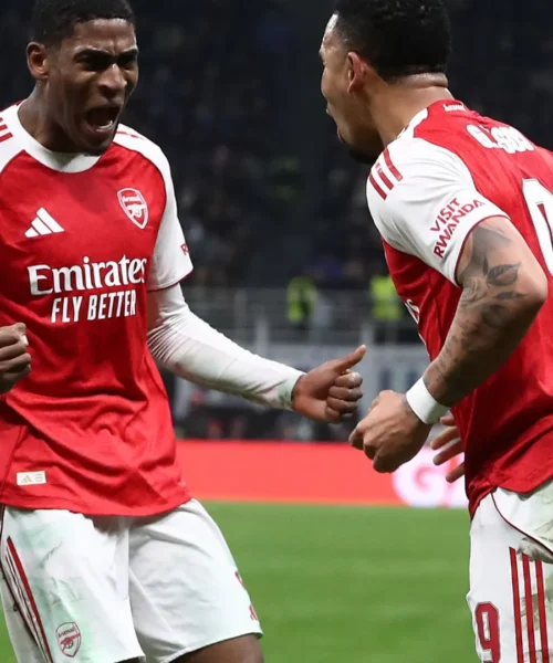 Inter, niente da fare con l’Arsenal: 3-1 per i londinesi