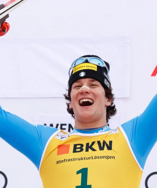 Giovanni Franzoni da urlo: suo il SuperG di Wengen