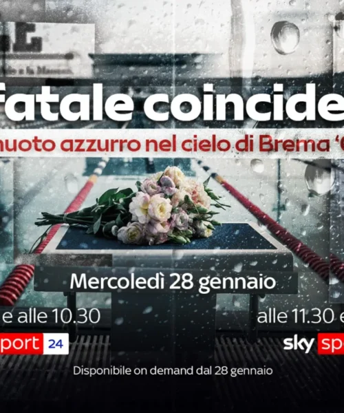 “La fatale coincidenza”: il documentario Sky Sport a 60 anni dalla tragedia aerea di Brema. Trailer e orari