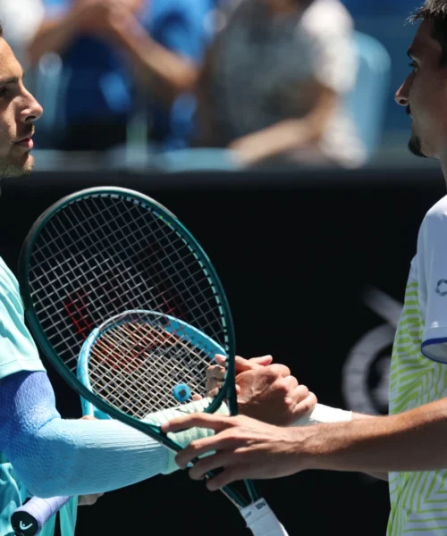 Australian Open: Musetti vince il derby con Sonego, Maestrelli dura tre set