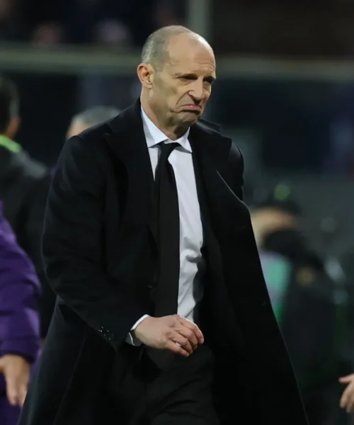 Fiorentina-Milan, Massimiliano Allegri abbandona la panchina: il suo sfogo