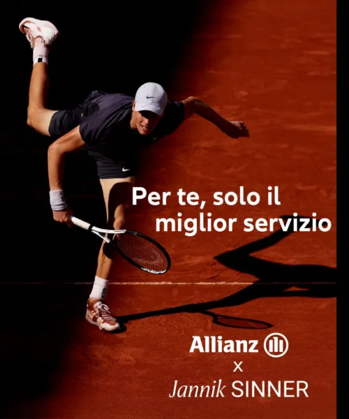 Jannik Sinner e Allianz annunciano una partnership globale pluriennale