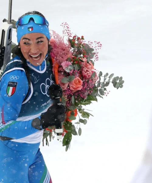 Dorothea Wierer, commovente saluto per la leggenda del biathlon