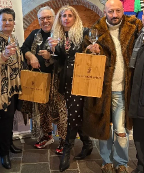 Antonio Faravelli convince gli artisti con il suo spumante