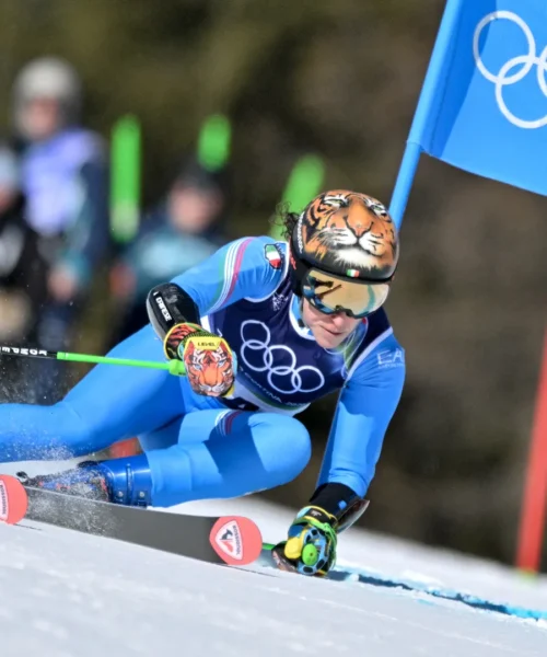 Gigante femminile: Federica Brignone domina la prima manche, Sofia Goggia terza