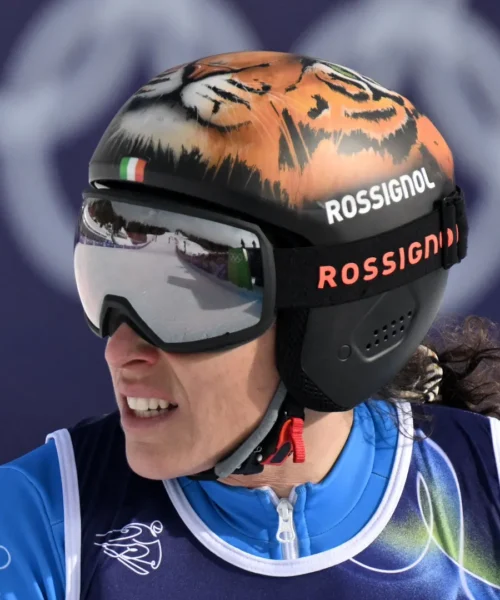 Li nasconde ma Federica Brignone ha già gli occhi della tigre: le foto