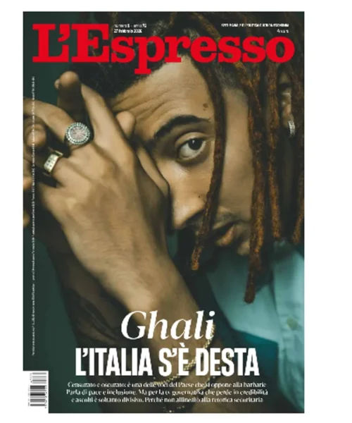 L’Espresso è in edicola: parla Ghali, il ‘dimenticato’ da Petrecca