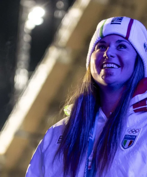 Michela Moioli, è qui la festa: serata epica al Fan Village di Livigno