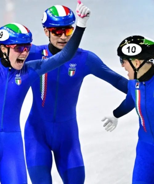 Italia d’oro nello short track! Staffetta mista azzurra senza rivali