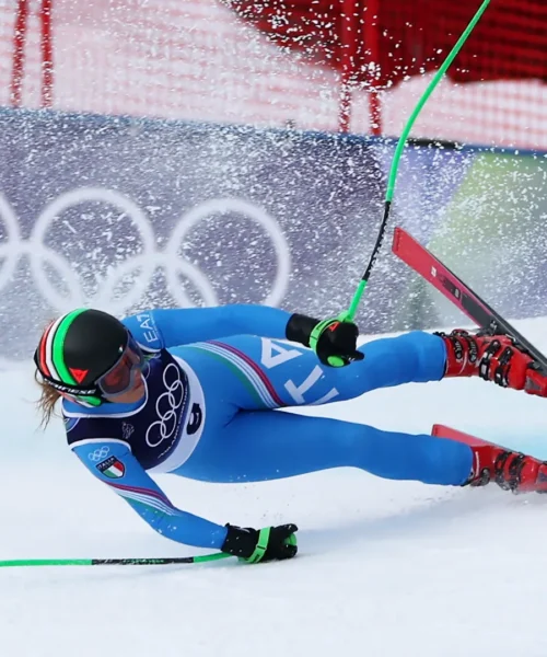 Una giornata no per Sofia Goggia: le foto