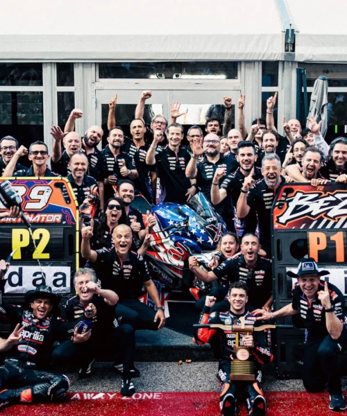 L’Aprilia ha fatto la storia in America, team in estasi