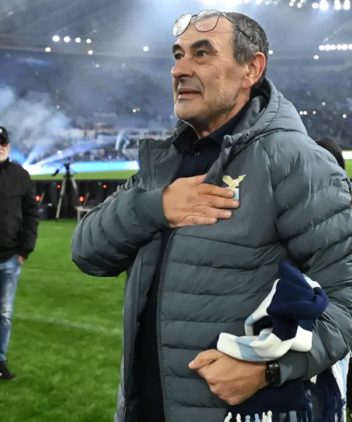 Lazio, Maurizio Sarri si gode il ritorno dei tifosi: “Emozione e orgoglio”
